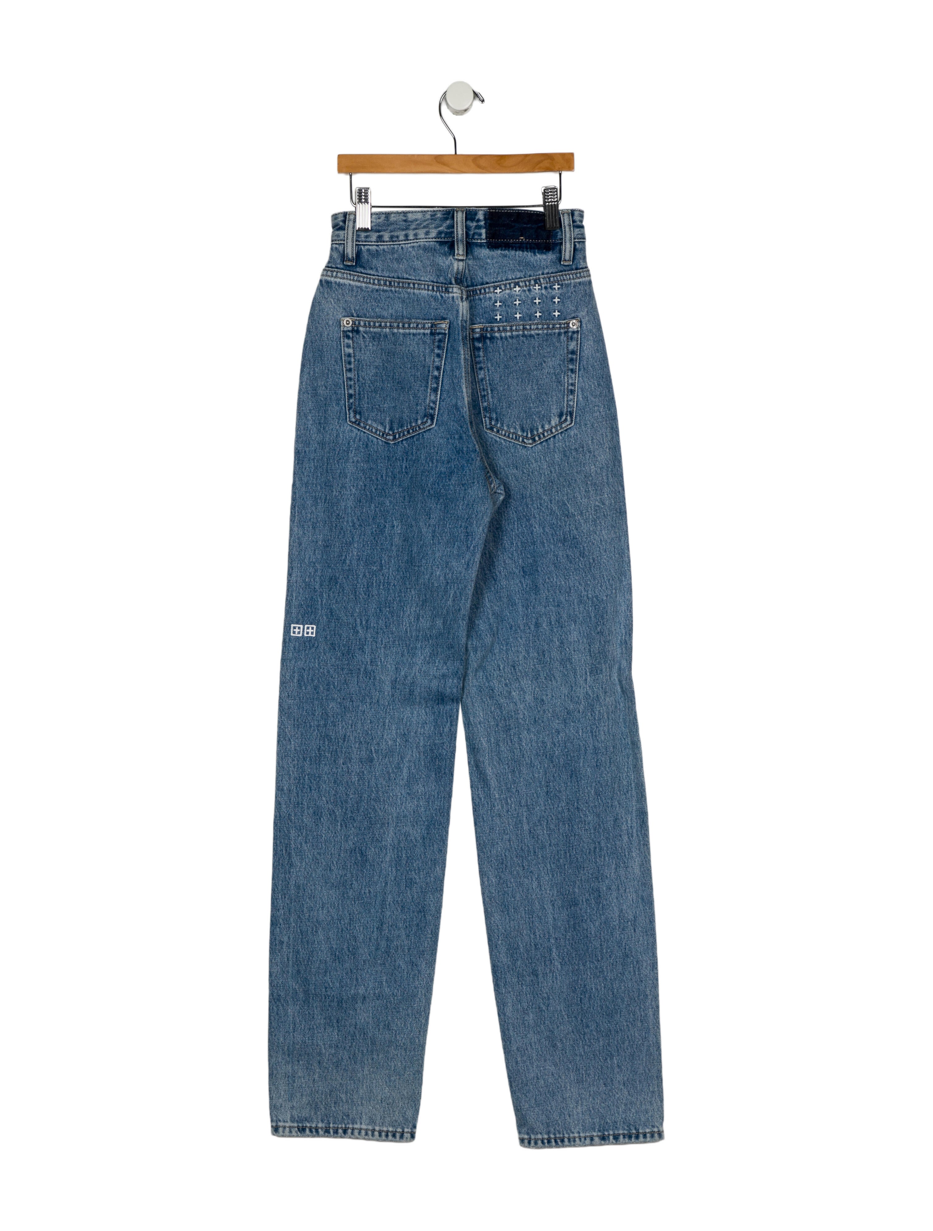 Ksubi High-Rise Straight Leg Jeans