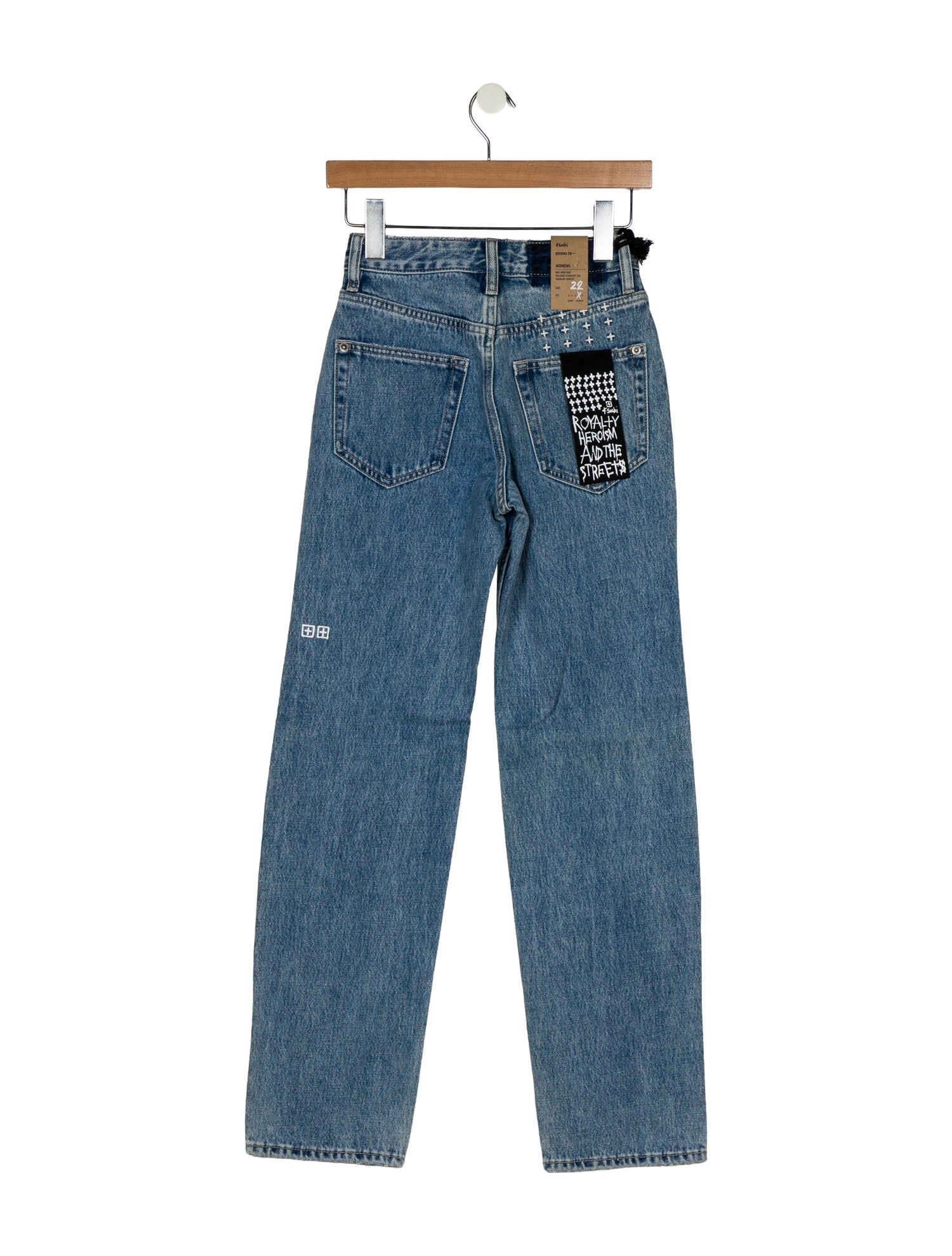 Ksubi Mid-Rise Straight Leg Jeans