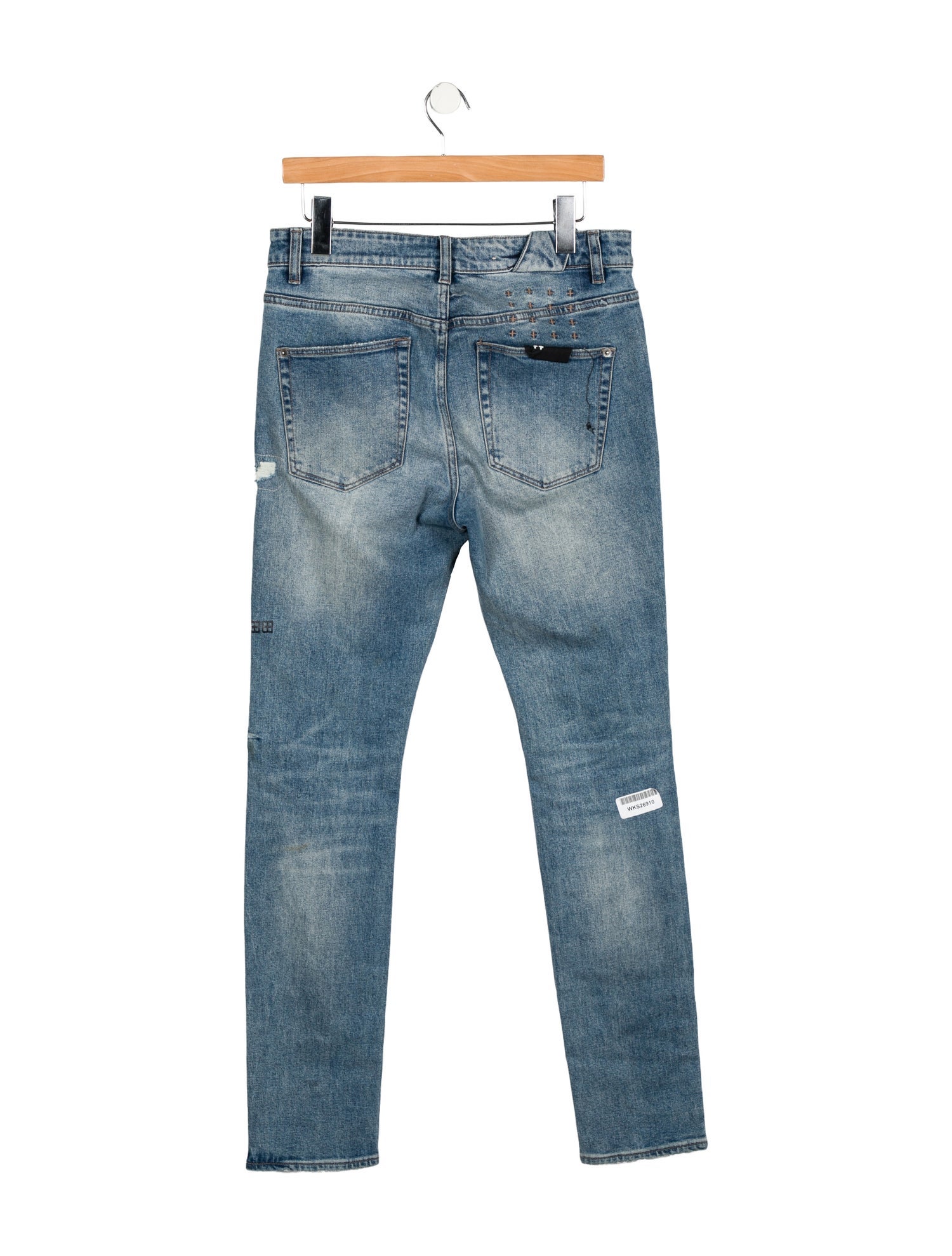 Ksubi Mid-Rise Straight Leg Jeans