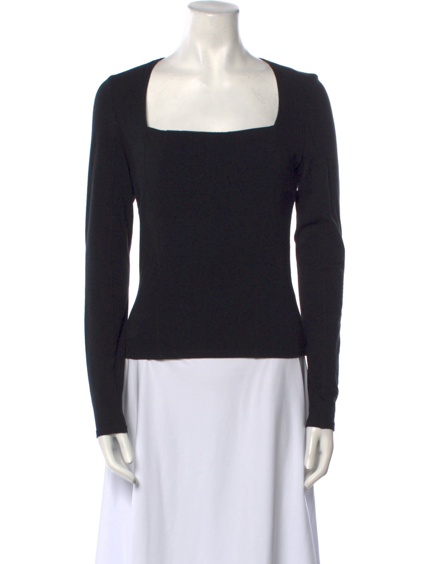 Ksubi Square Neckline Long Sleeve Top