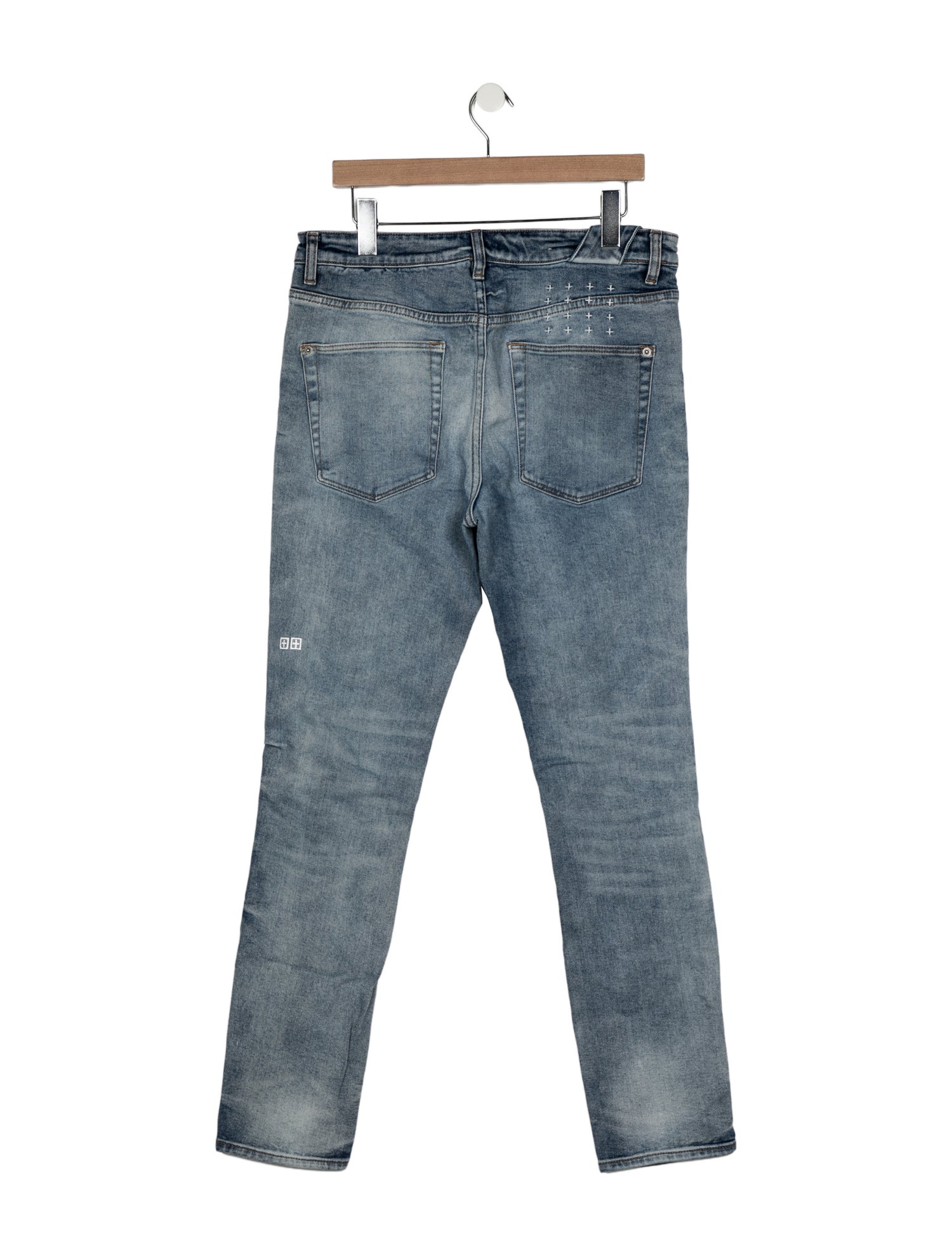 Ksubi Mid-Rise Straight Leg Jeans