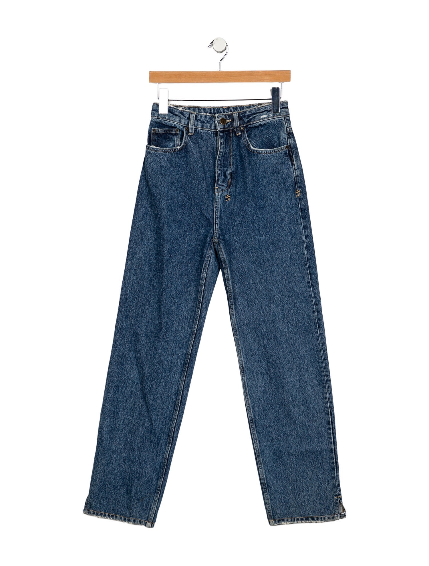 Ksubi High-Rise Straight Leg Jeans