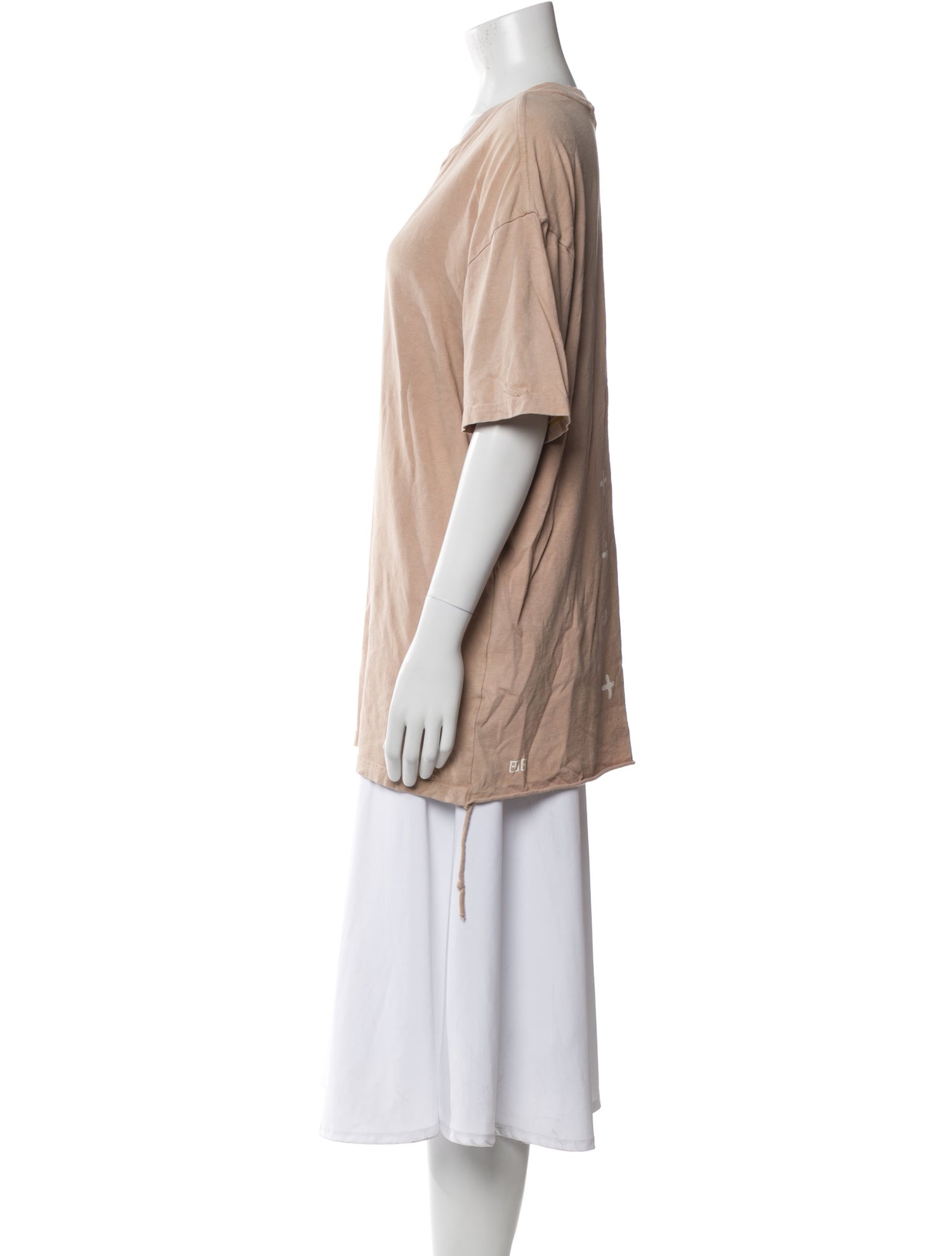 Ksubi Scoop Neck Short Sleeve T-Shirt