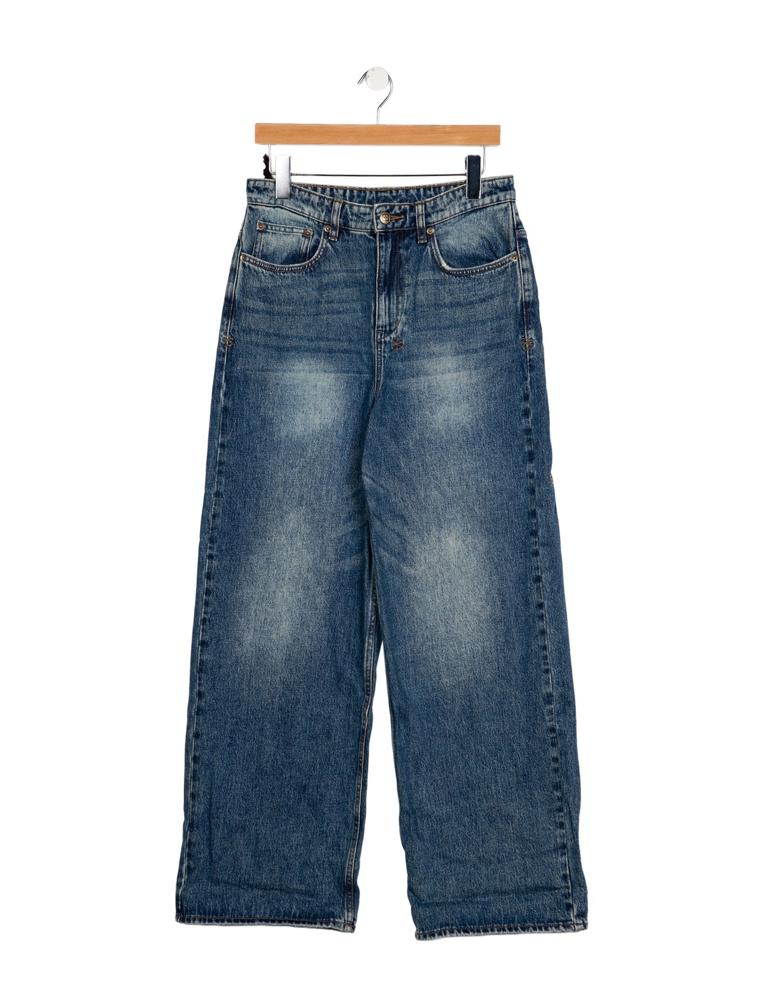 Ksubi High-Rise Wide Leg Jeans
