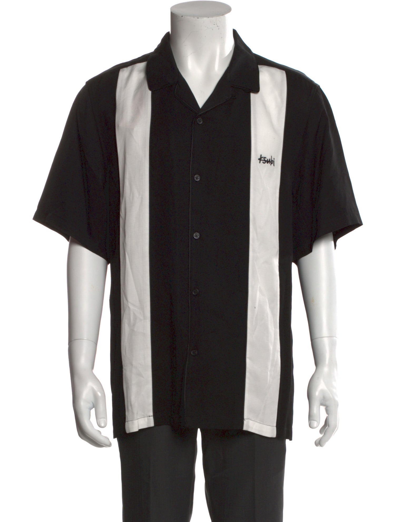 Ksubi Colorblock Pattern Short Sleeve Shirt