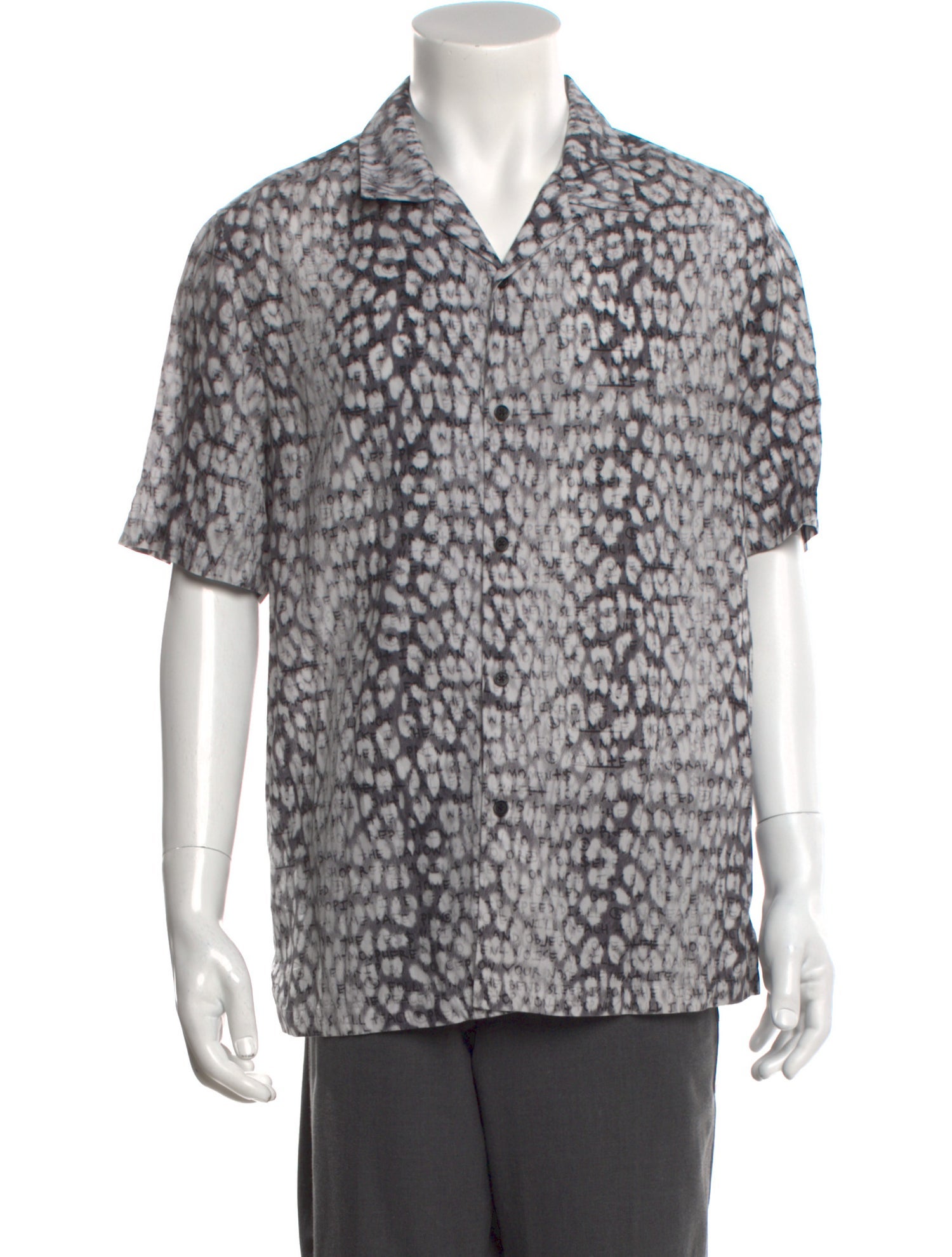Ksubi Animal Print Short Sleeve Shirt