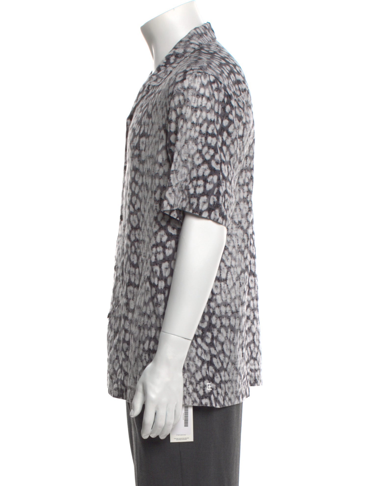 Ksubi Animal Print Short Sleeve Shirt