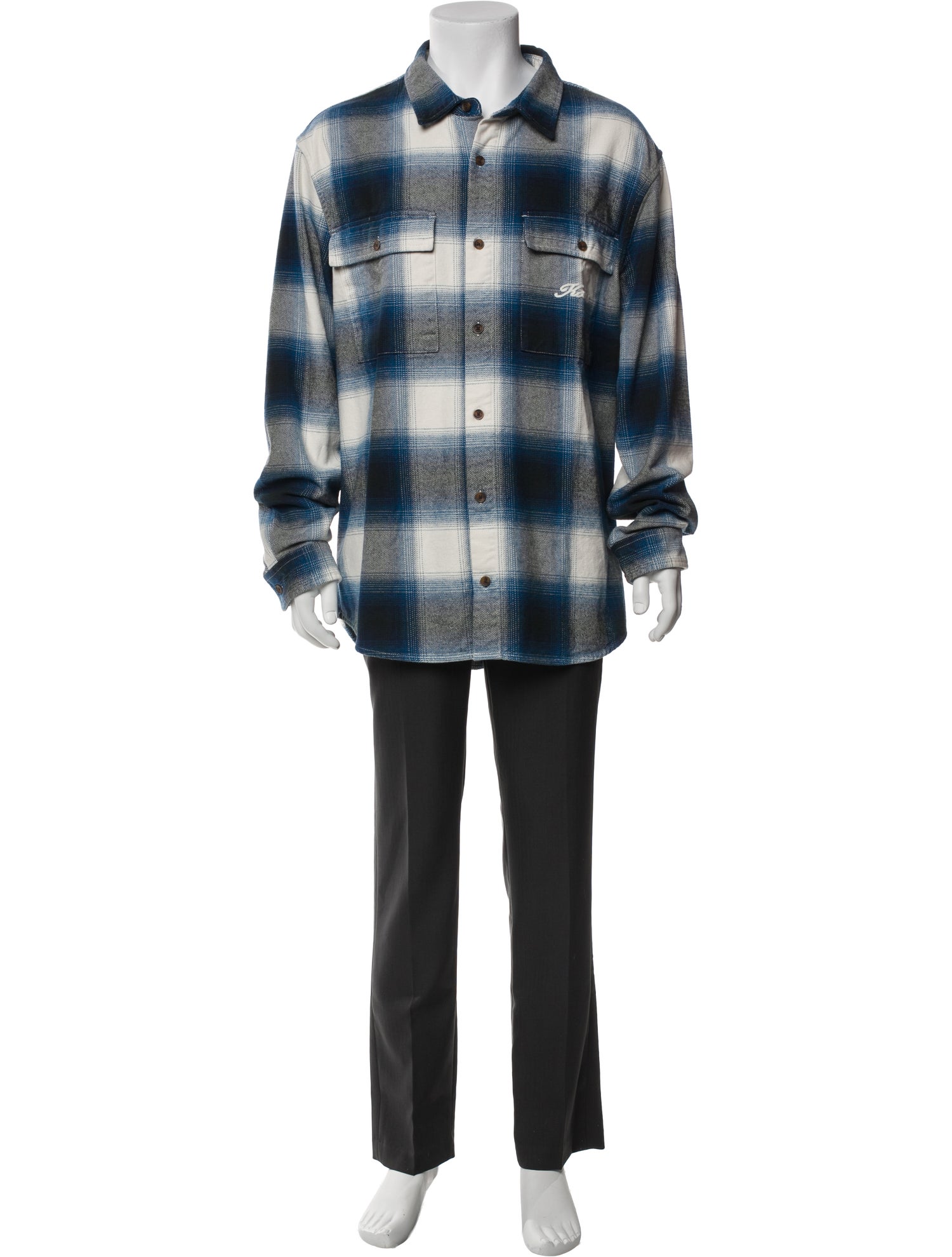 Ksubi Plaid Print Long Sleeve Shirt