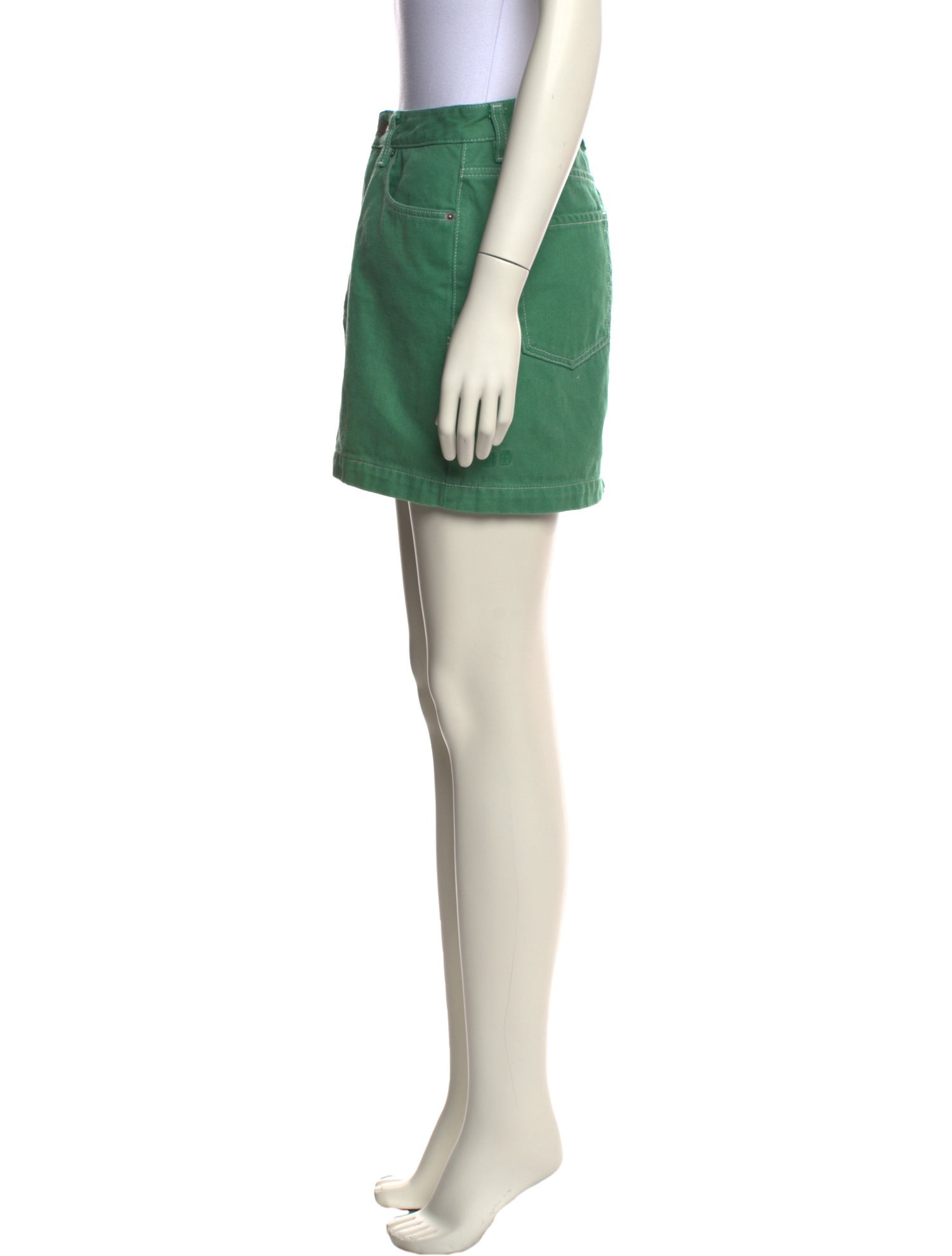 Ksubi Embroidered Accent Mini Skirt