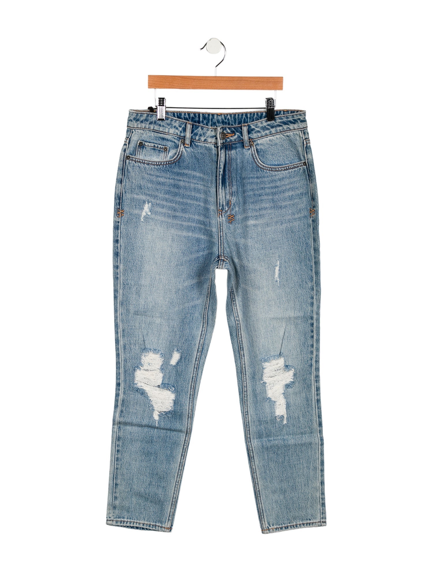 Ksubi High-Rise Straight Leg Jeans