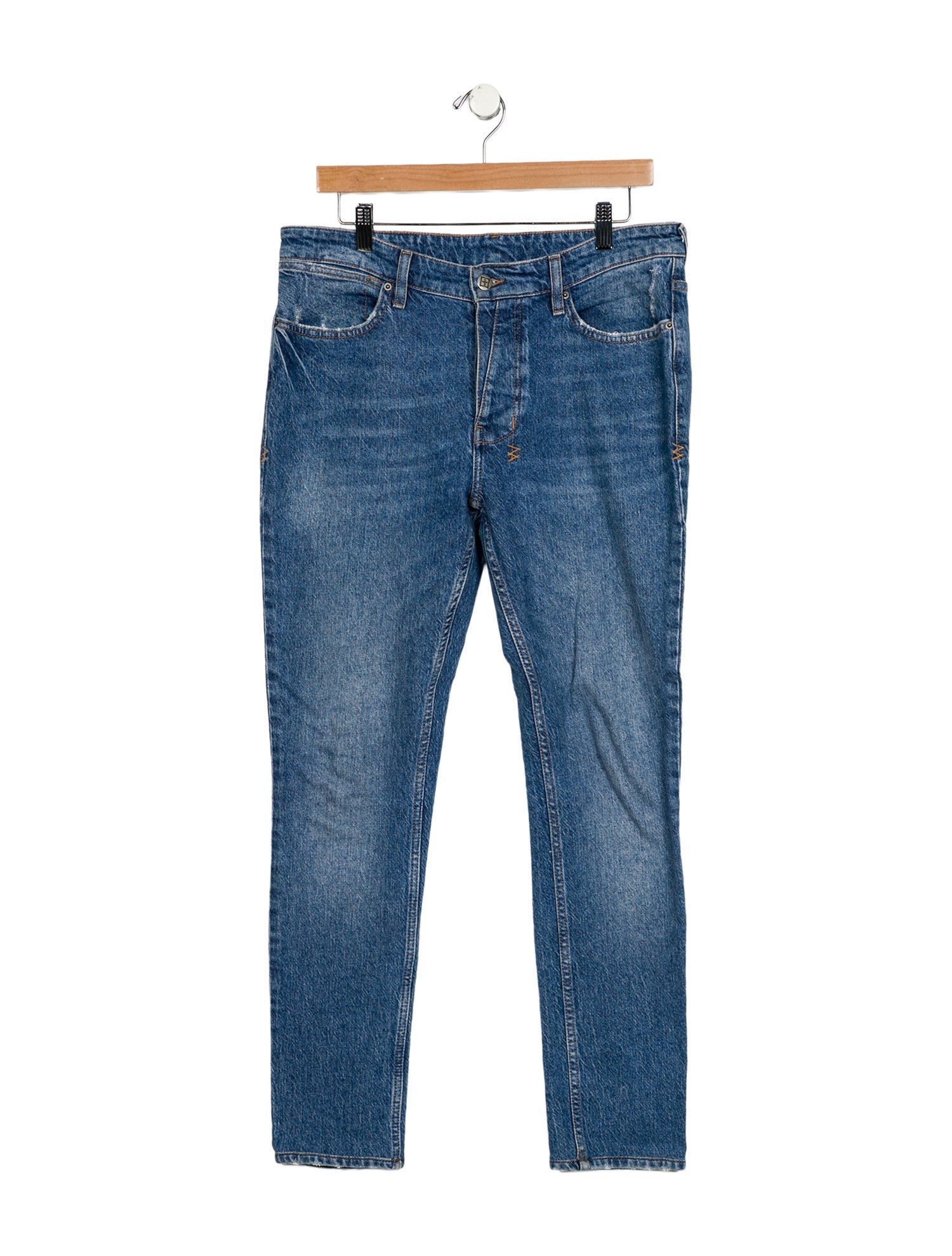Ksubi Mid-Rise Straight Leg Jeans