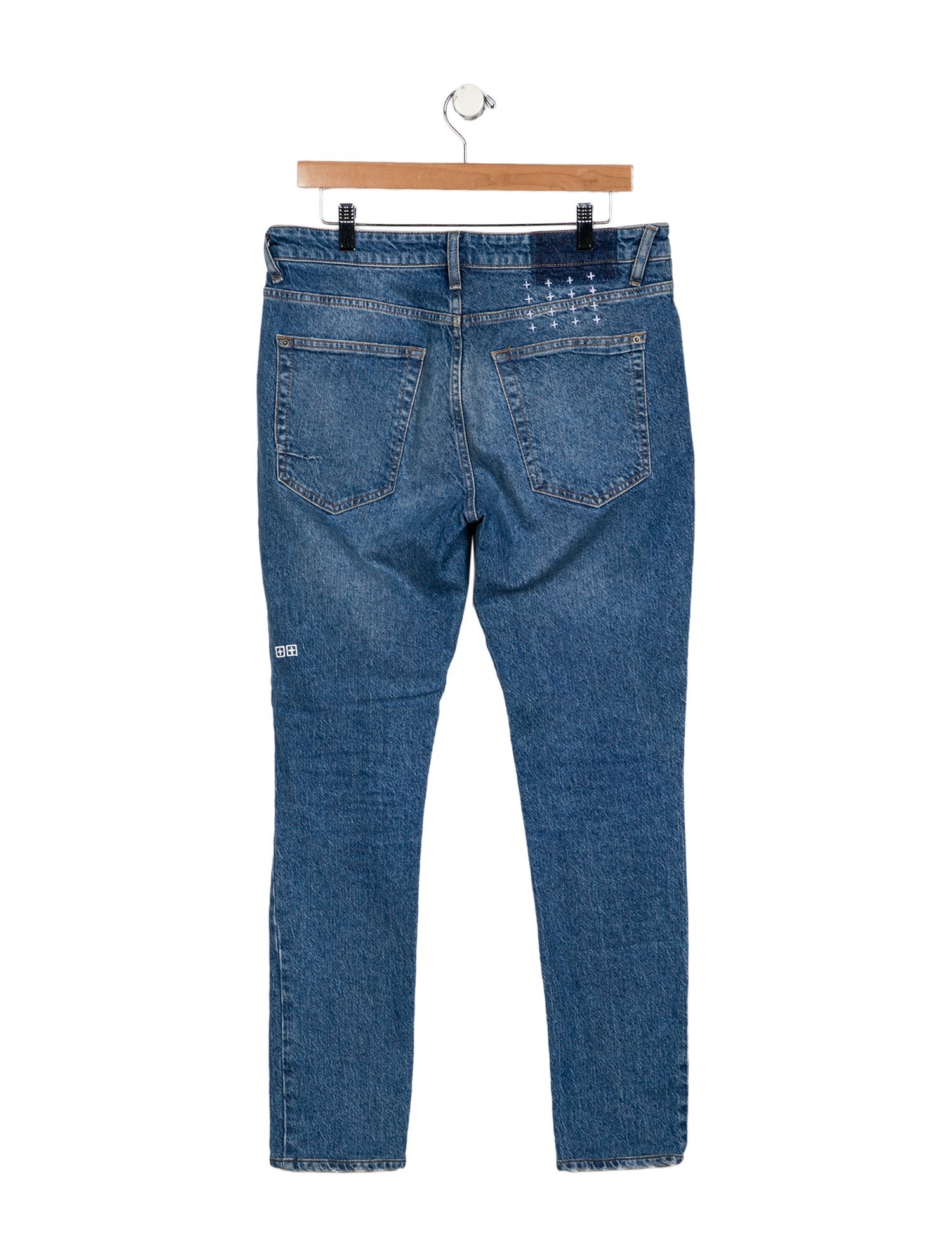 Ksubi Mid-Rise Straight Leg Jeans