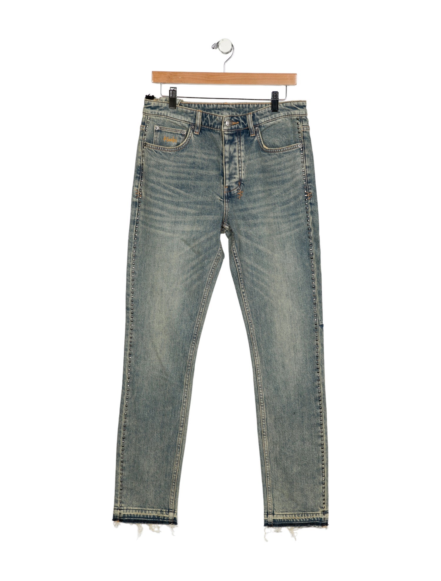Ksubi Mid-Rise Straight Leg Jeans