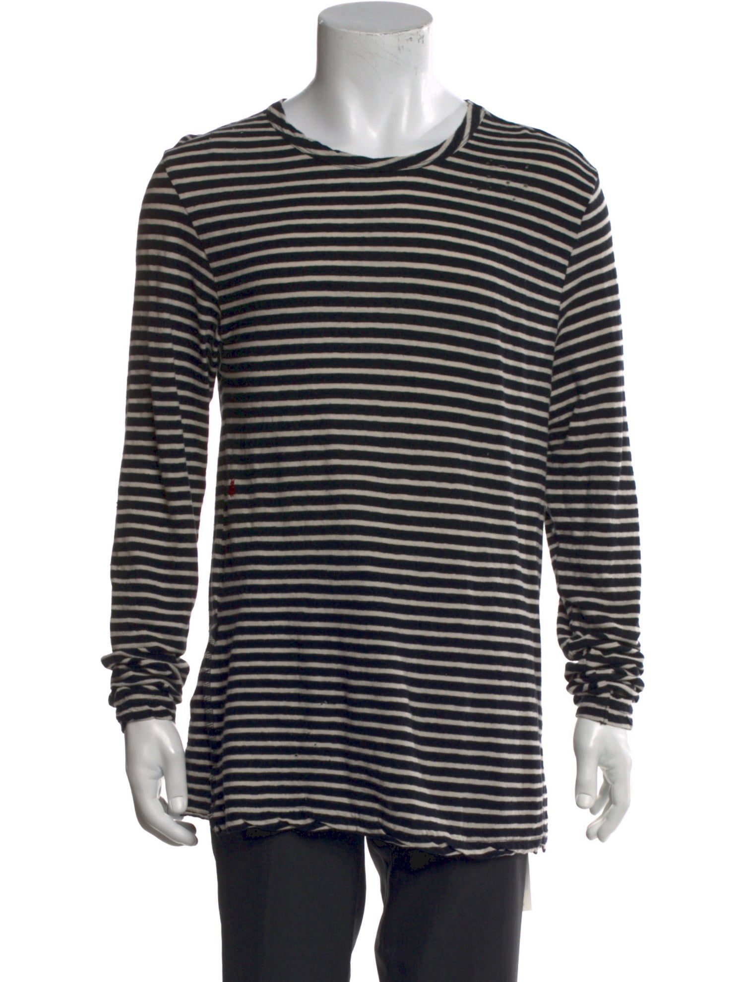 Ksubi Striped Crew Neck T-Shirt