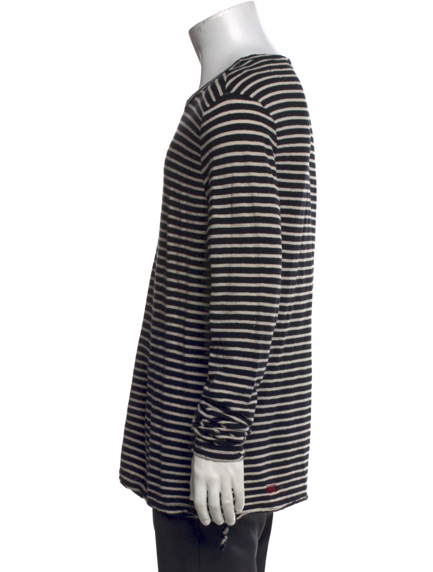 Ksubi Striped Crew Neck T-Shirt
