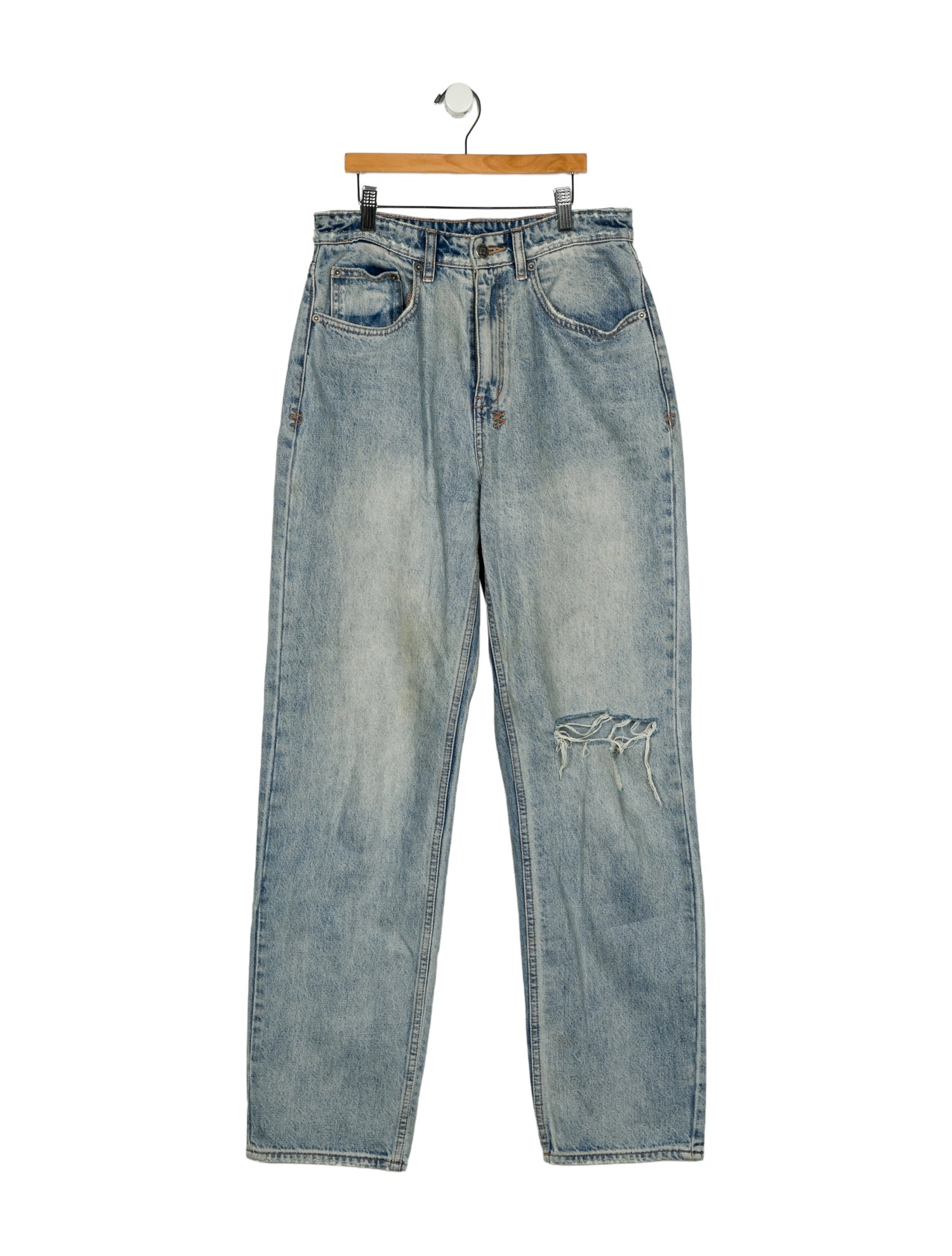 Ksubi High-Rise Straight Leg Jeans