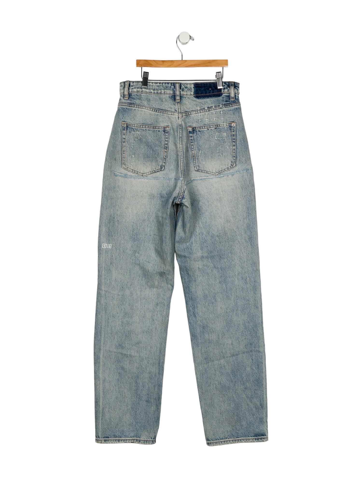 Ksubi High-Rise Straight Leg Jeans