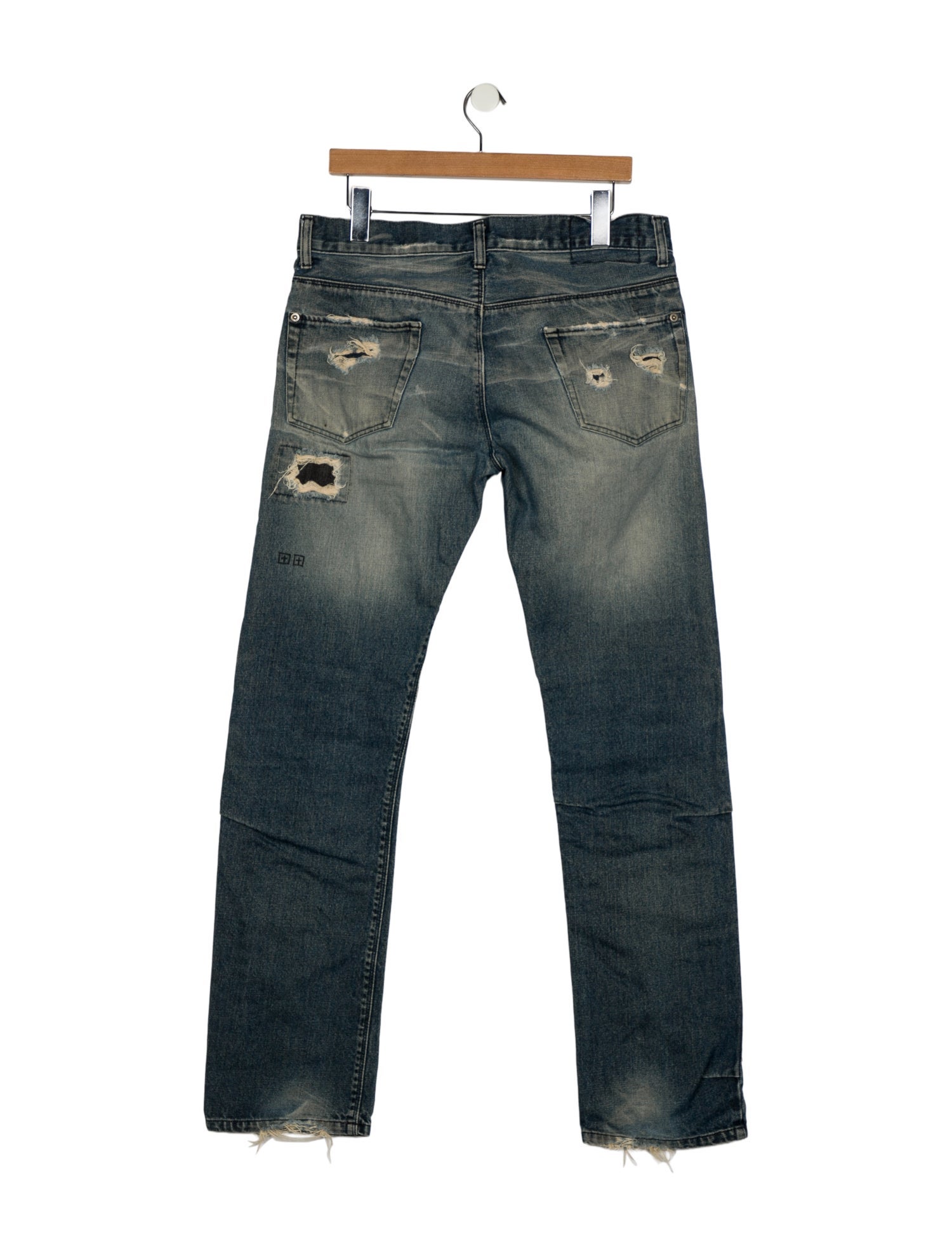 Junya Watanabe Comme des Garçons Distressed Studded Jeans w/ Tags