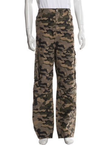 Pre-owned Ksubi Camouflage Print Cargo Pants W/ Tags In Multicolor
