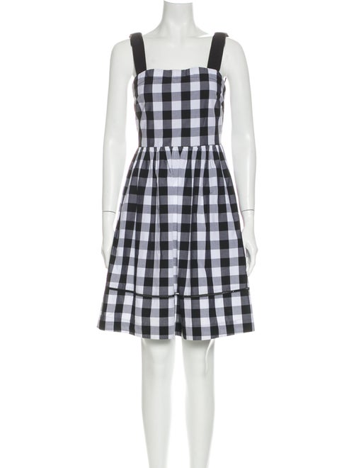 Kate Spade Broome Street Plaid Print Mini Dress Wh