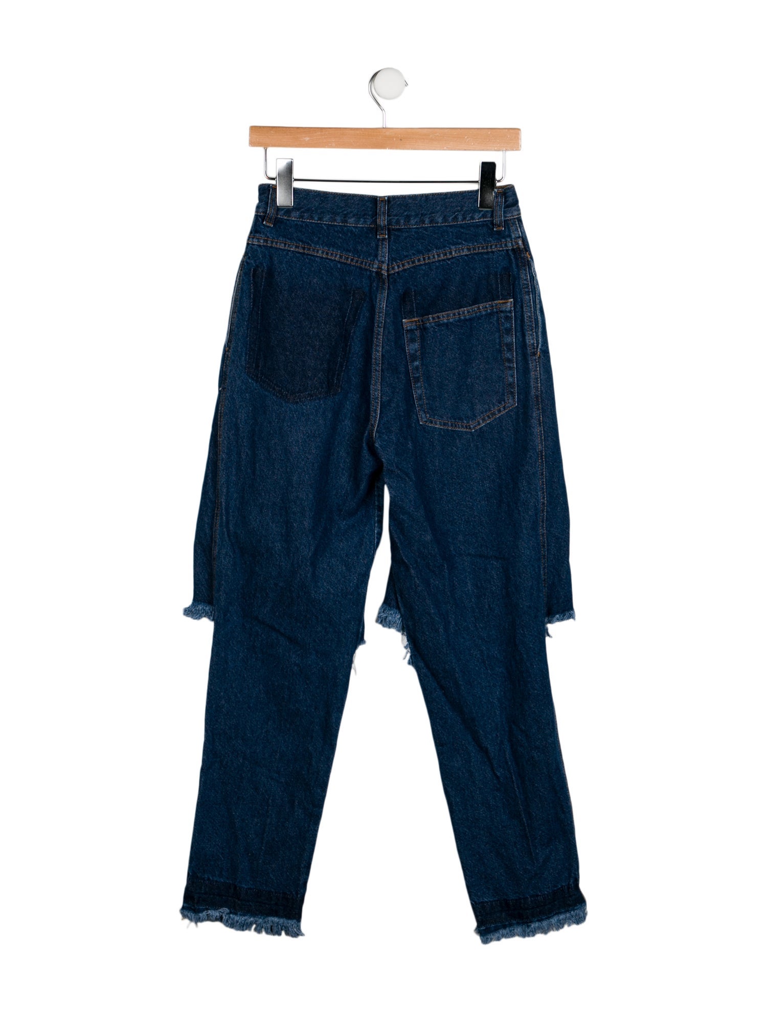 Ksenia Schnaider High-Rise Straight Leg Jeans