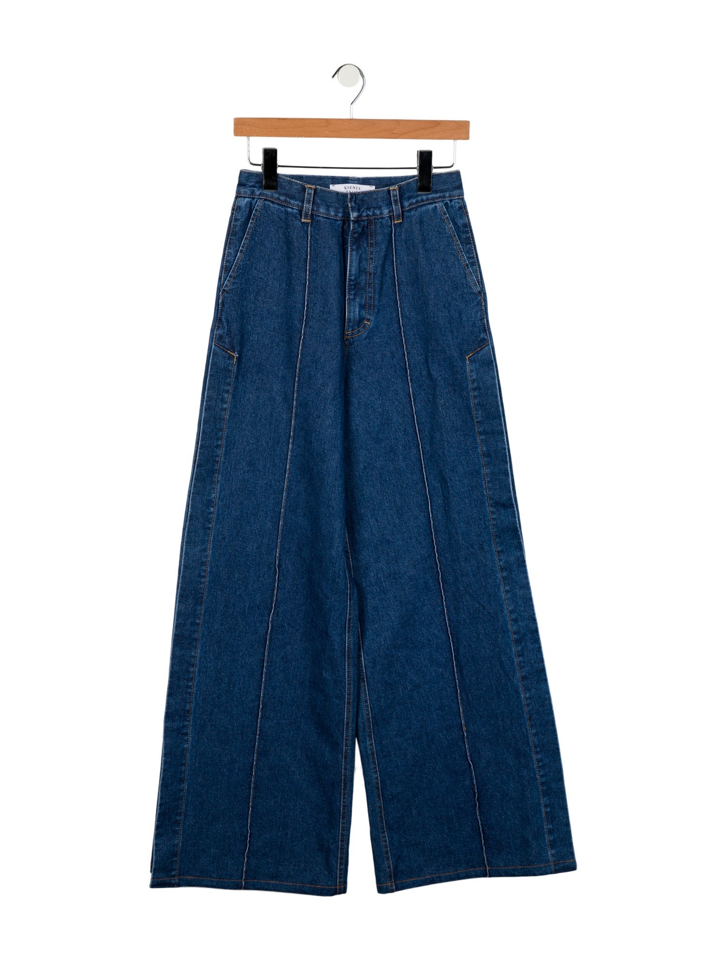 Ksenia Schnaider High-Rise Wide Leg Jeans