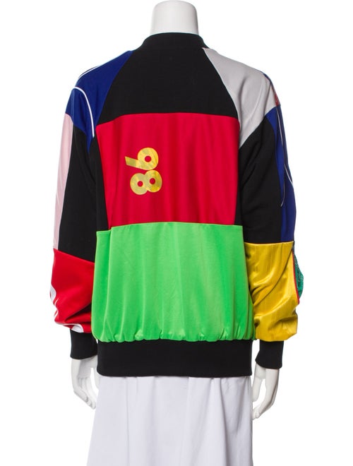 Ksenia Schnaider Colorblock Pattern Bomber Jacket