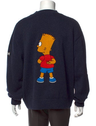 KITH x Simpsons Graphic Print Crew Neck Pullover