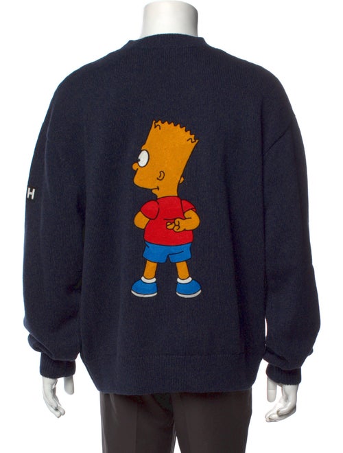 KITH x Simpsons Graphic Print Crew Neck Pullover