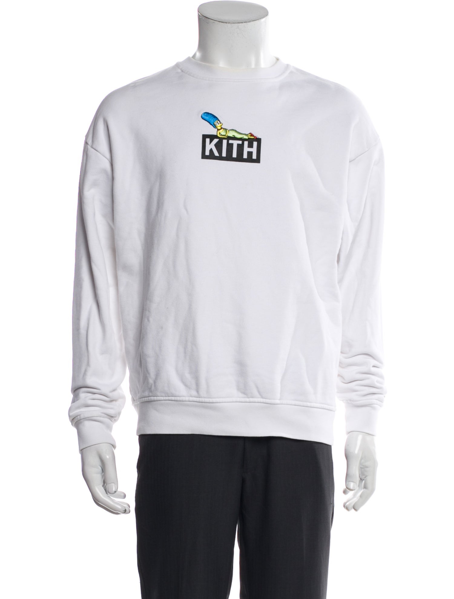 KITH x Simpsons Graphic Print Crew Neck Sweatshirt