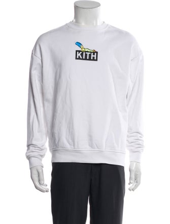 KITH x Simpsons Graphic Print Crew Neck Sweatshirt