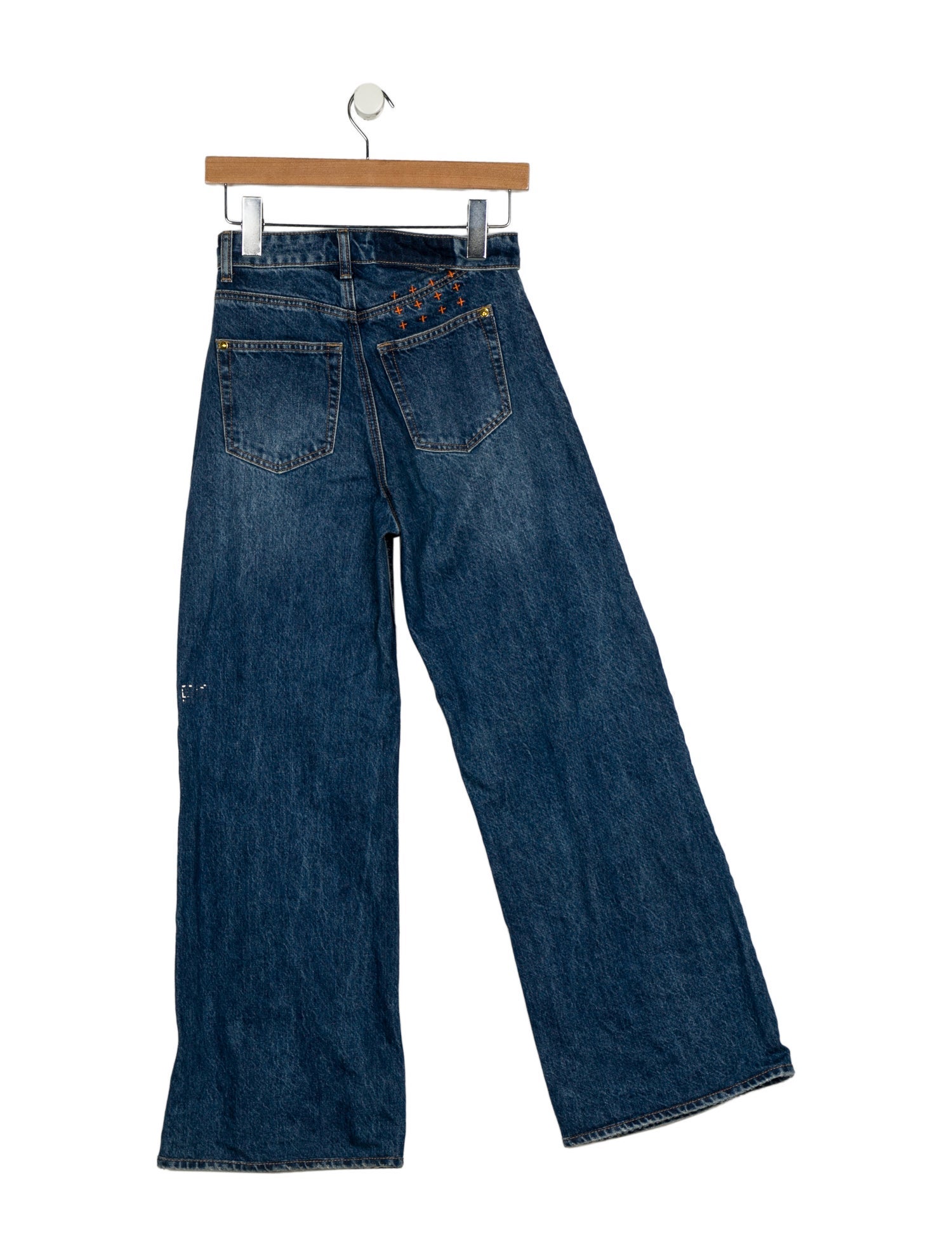 Ksubi x P.E Nation High-Rise Wide Leg Jeans