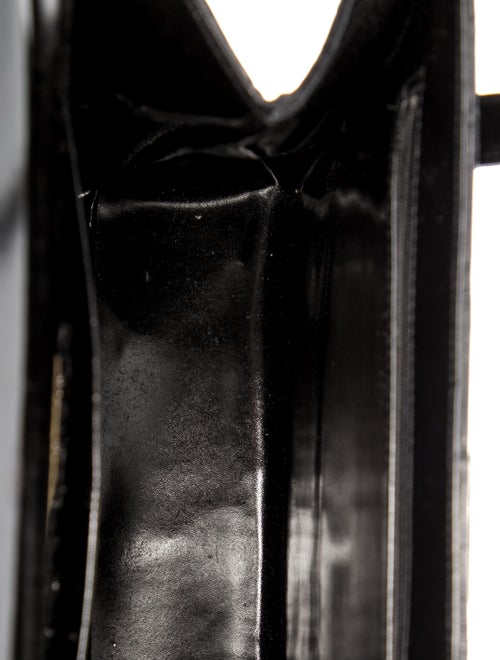 kleinberg sherrill Embossed Leather Top Handle Bag