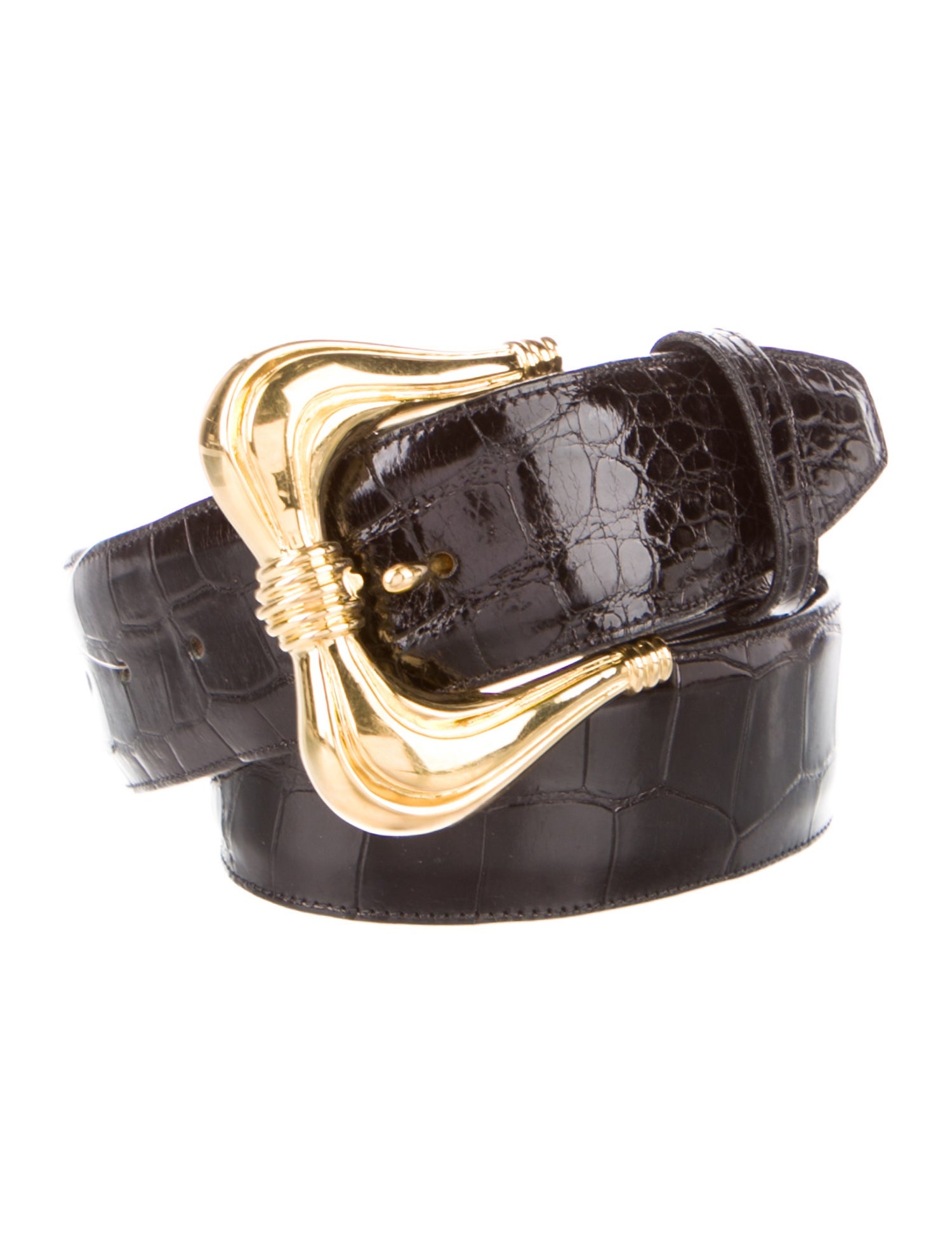 kleinberg sherrill Alligator Waist Belt