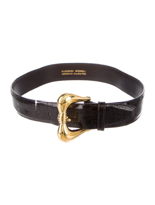kleinberg sherrill Alligator Waist Belt