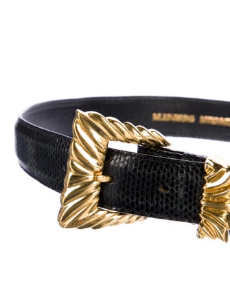 kleinberg sherrill Skinny Snakeskin Belt Kit