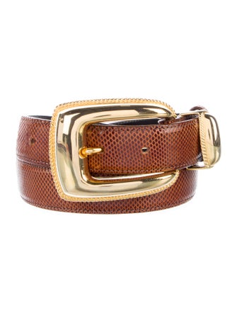 kleinberg sherrill Skinny Leather Belt