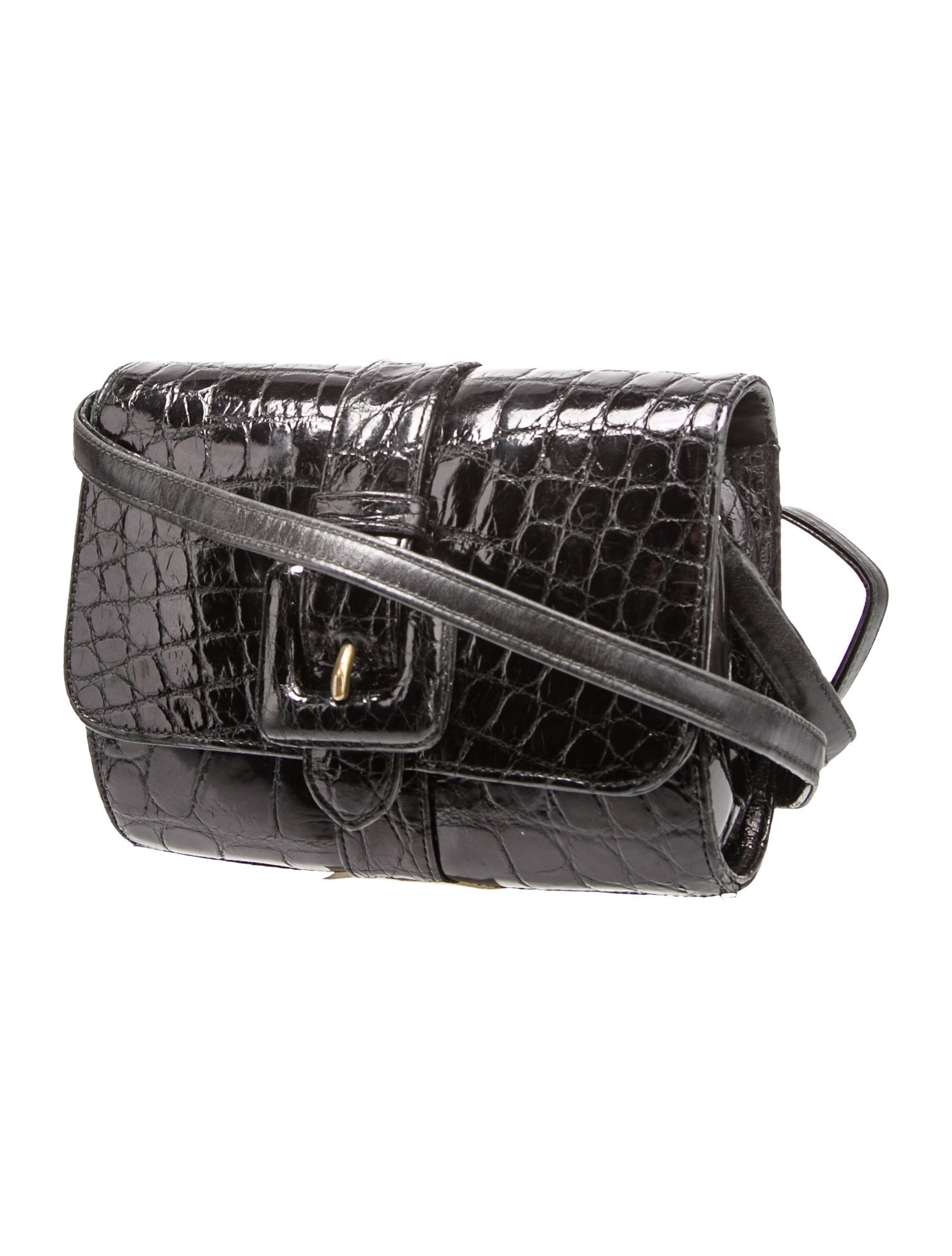 kleinberg sherrill Patent Leather Shoulder Bag Vintage