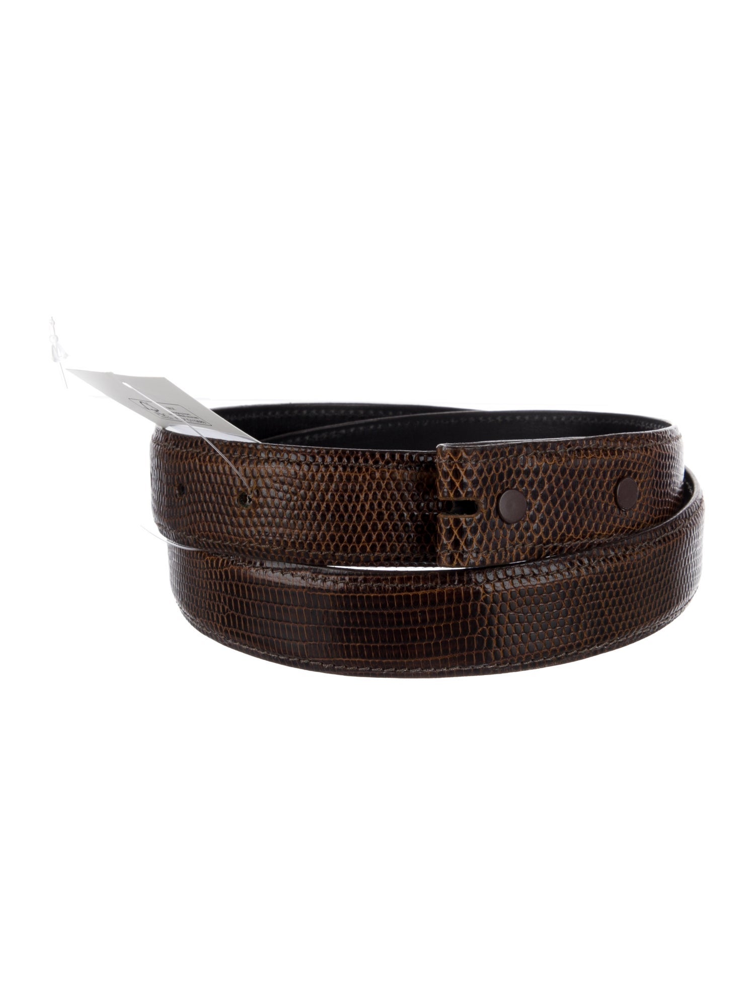 kleinberg sherrill Embossed Leather Waist Belt
