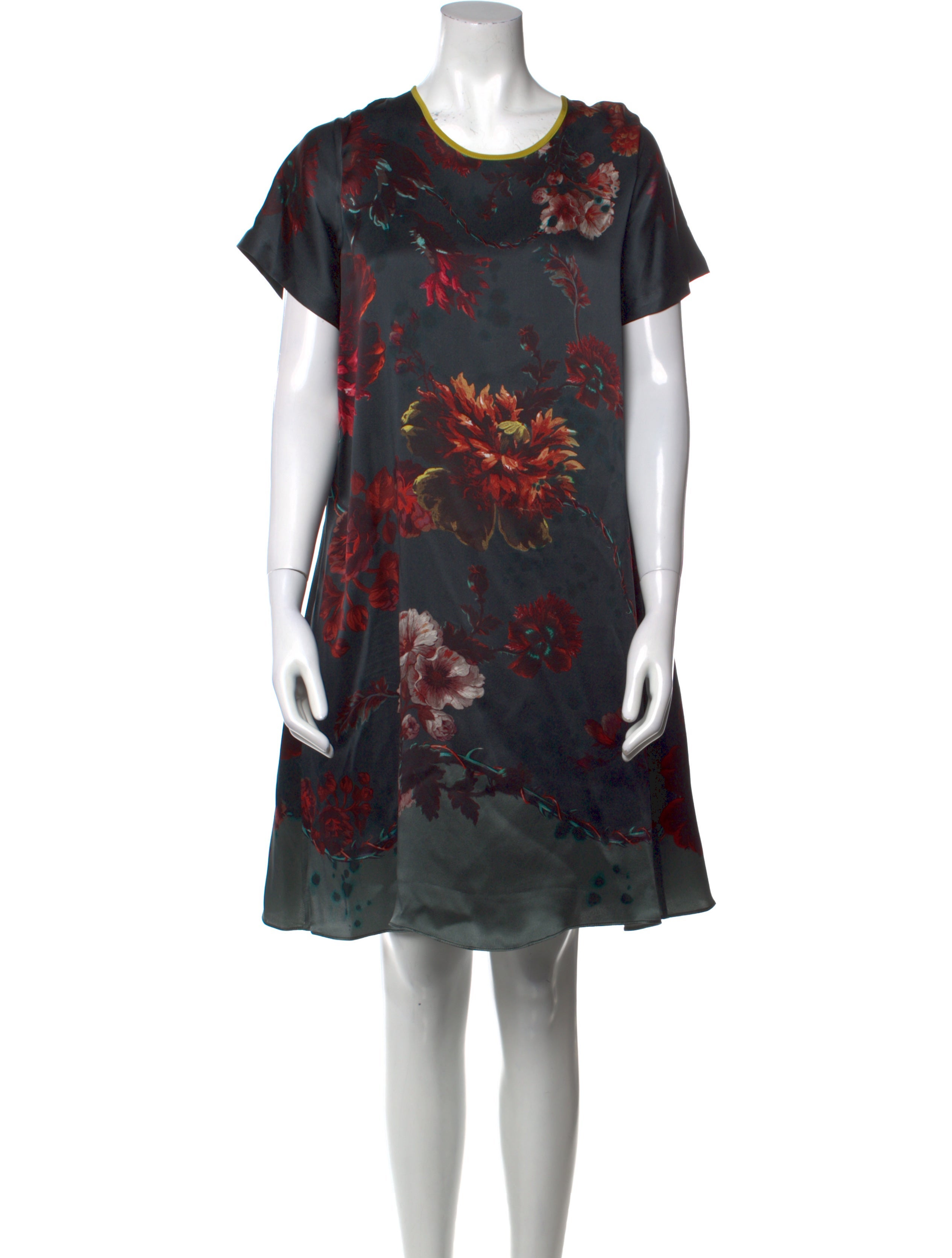 Klements Silk Knee-Length Dress