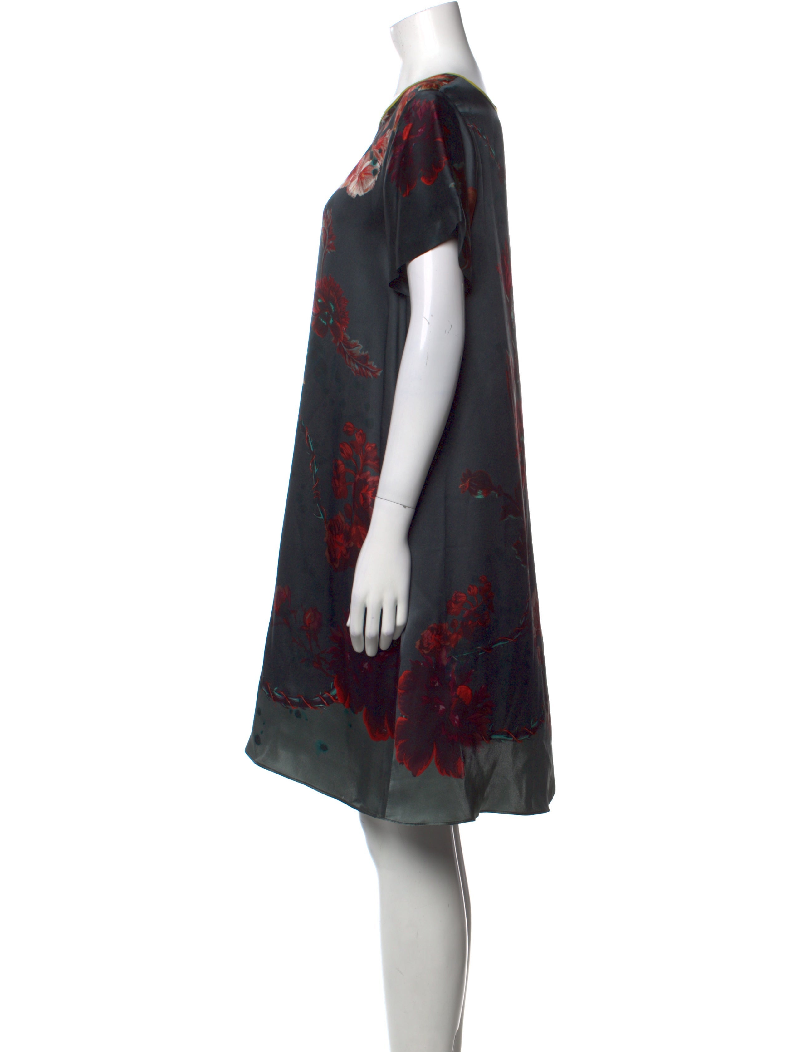 Klements Silk Knee-Length Dress