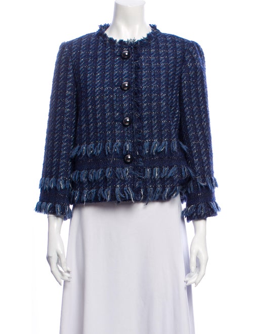 Kate Spade New York x The Madison Ave. Collection Tweed Pattern Evening Jacket