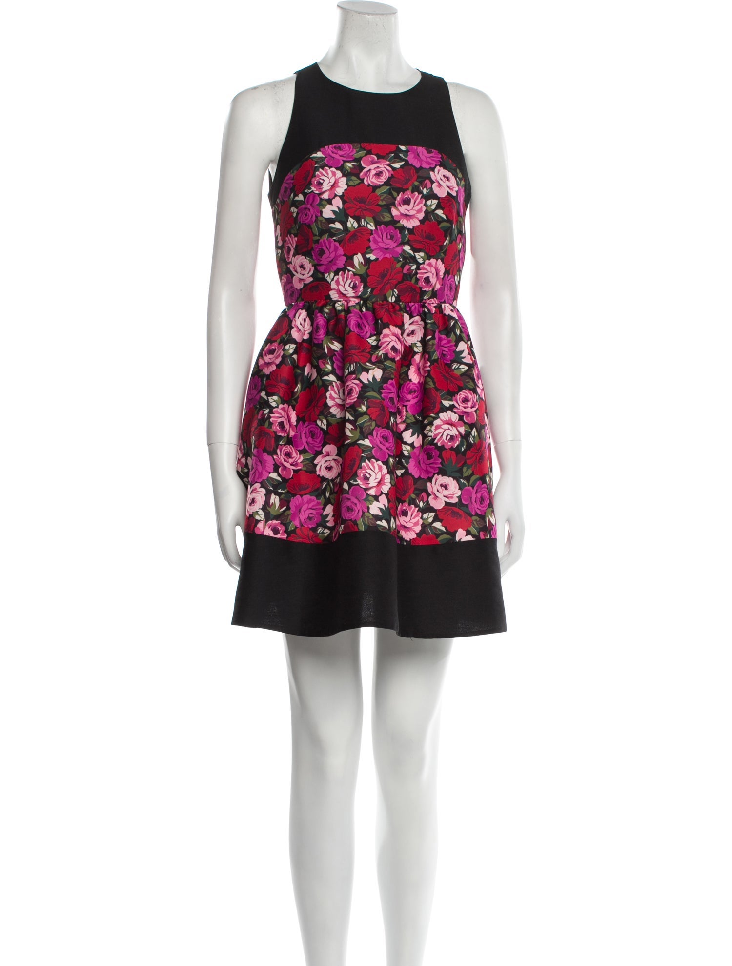 Kate Spade New York x The Madison Ave. Collection Floral Print Mini Dress