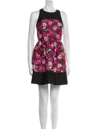 Kate Spade New York x The Madison Ave. Collection Floral Print Mini Dress