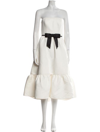 Kate Spade New York x The Madison Ave. Collection Strapless Midi Length Dress