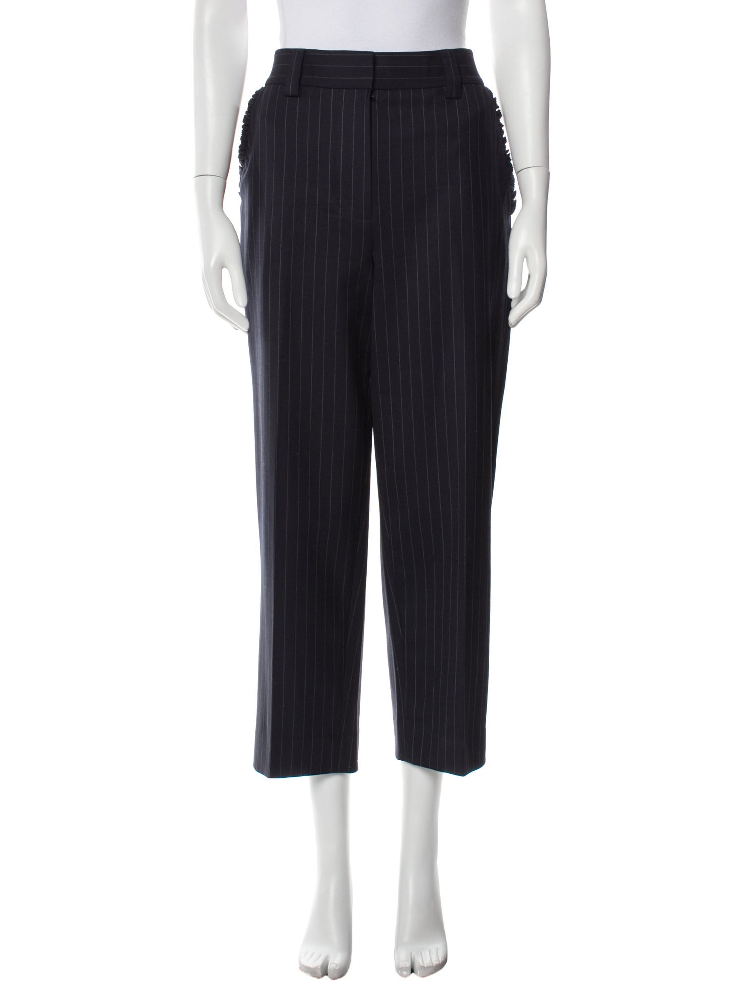 Kate Spade New York x The Madison Ave. Collection Wool Skinny Leg Pants