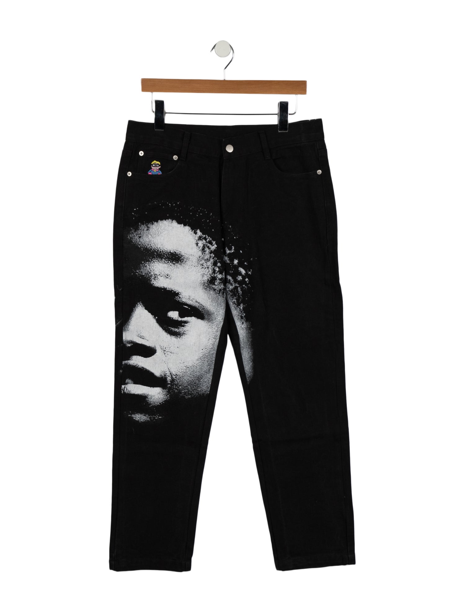 KidSuper High-Rise Straight Leg Jeans