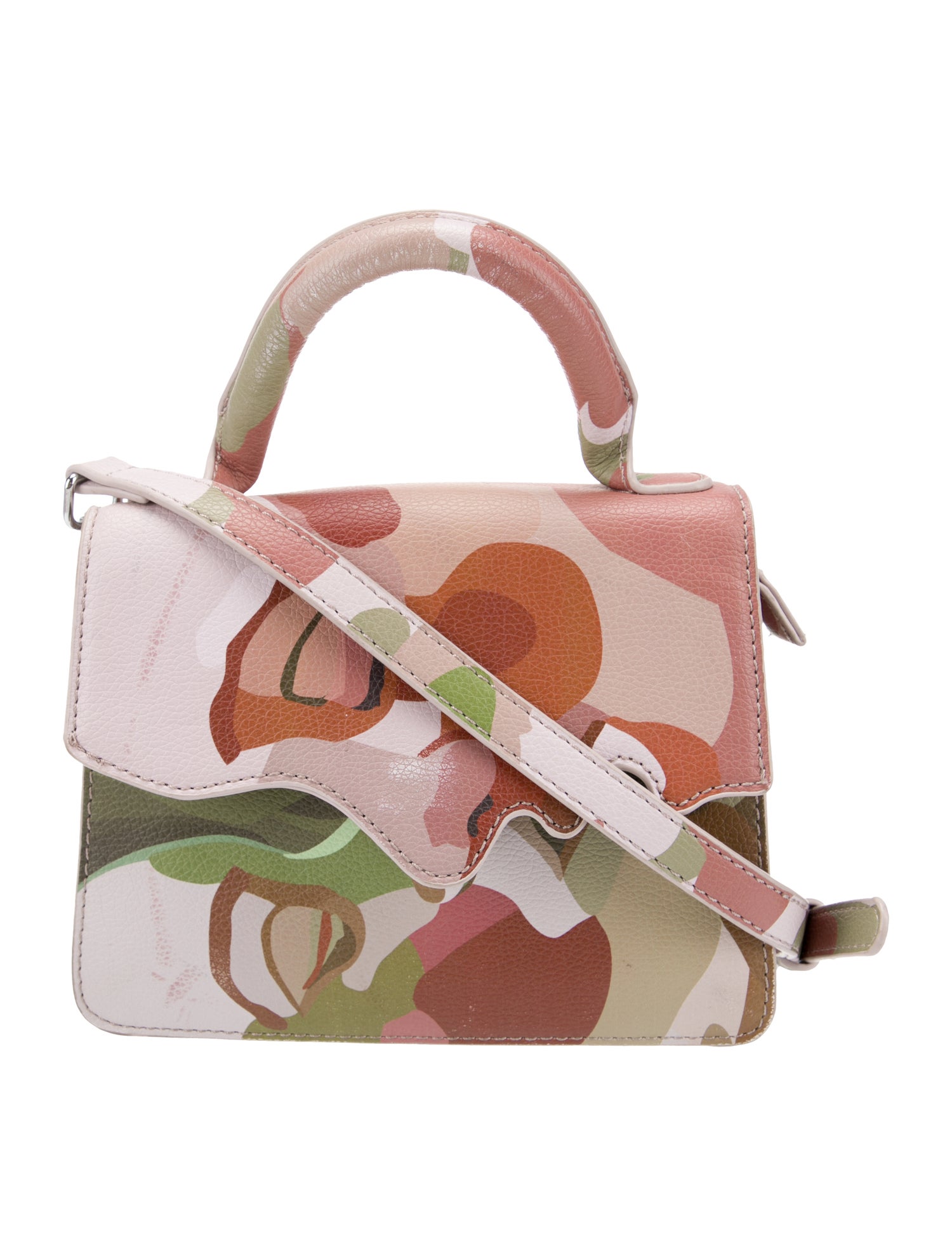 KidSuper Leather Top Handle Bag