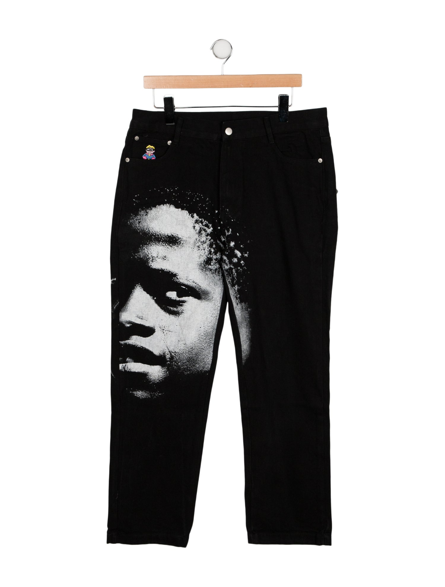 KidSuper High-Rise Straight Leg Jeans