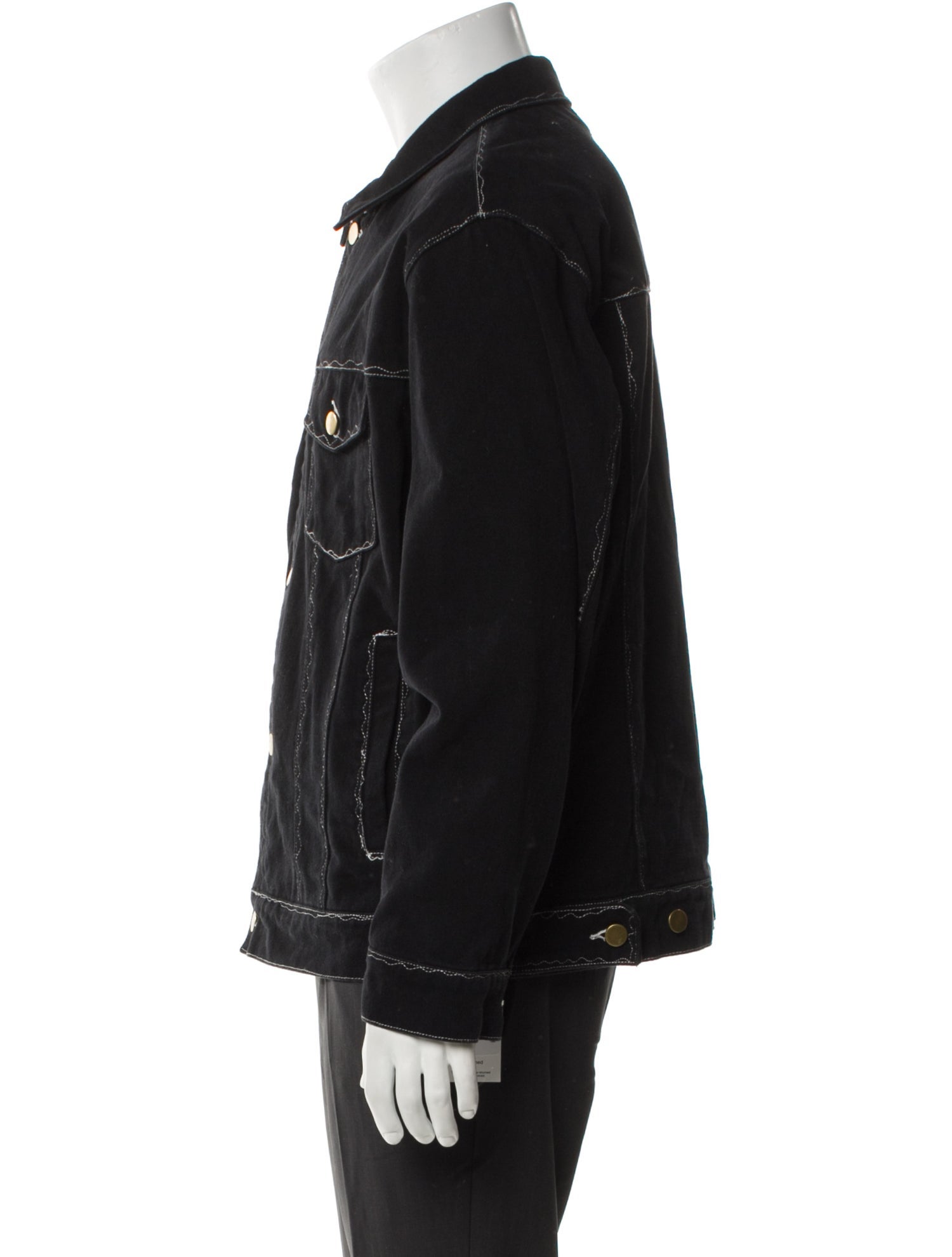 KidSuper Messy Stitched Trucker Denim Jacket